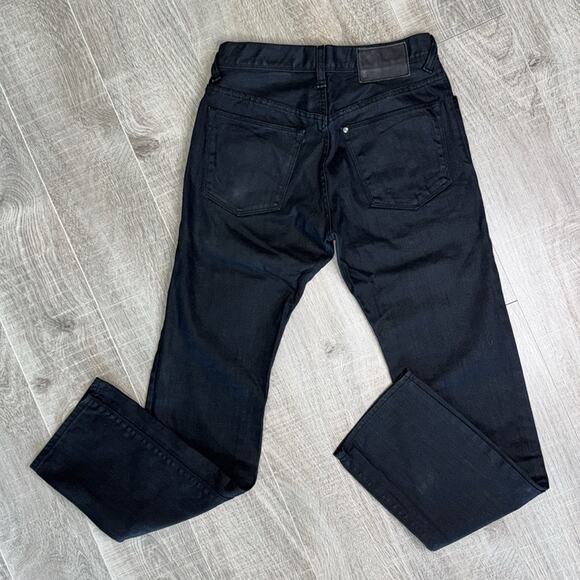 H&M SLIQ Men’s Black Low Waist Slim Leg Jeans - Picture 6 of 8